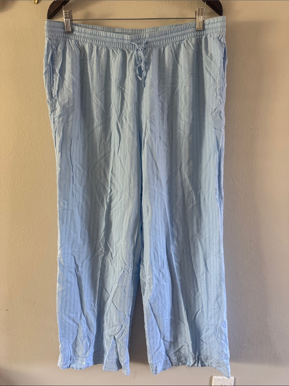 Light Blue Men’s Casual Drawstring Pants